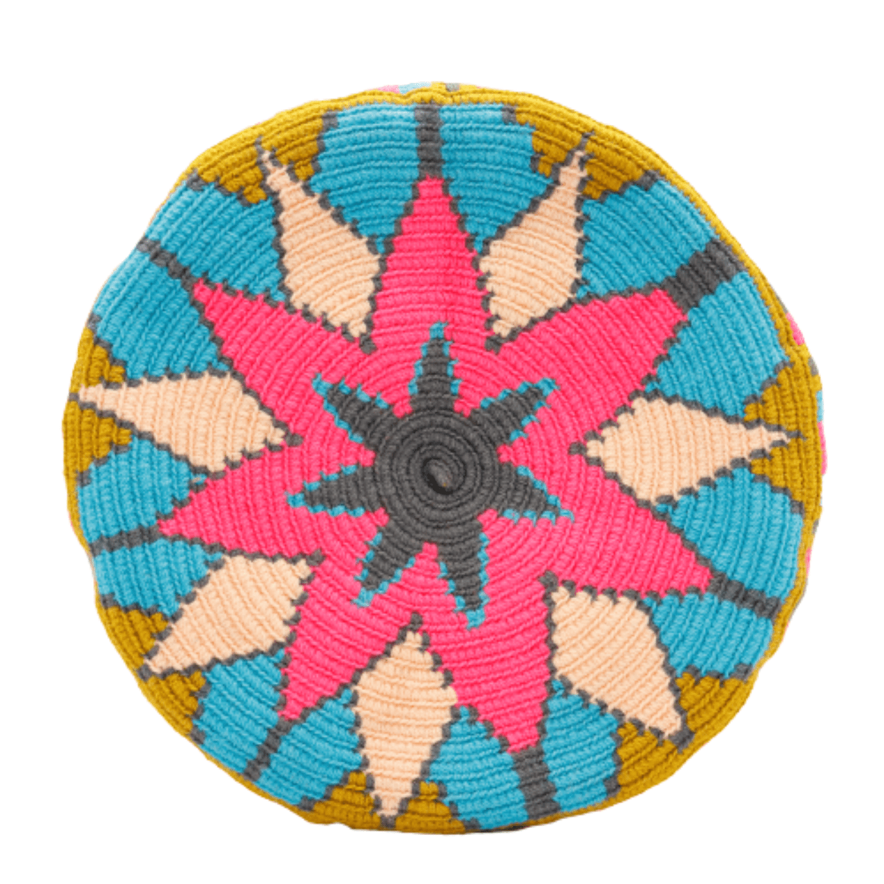 Embrace the charm of the Amelia Wayuu Bag in delightful, happy colors. This perfect companion is bound to turn heads wherever you carry it, adding a touch of joy and style to your ensemble.