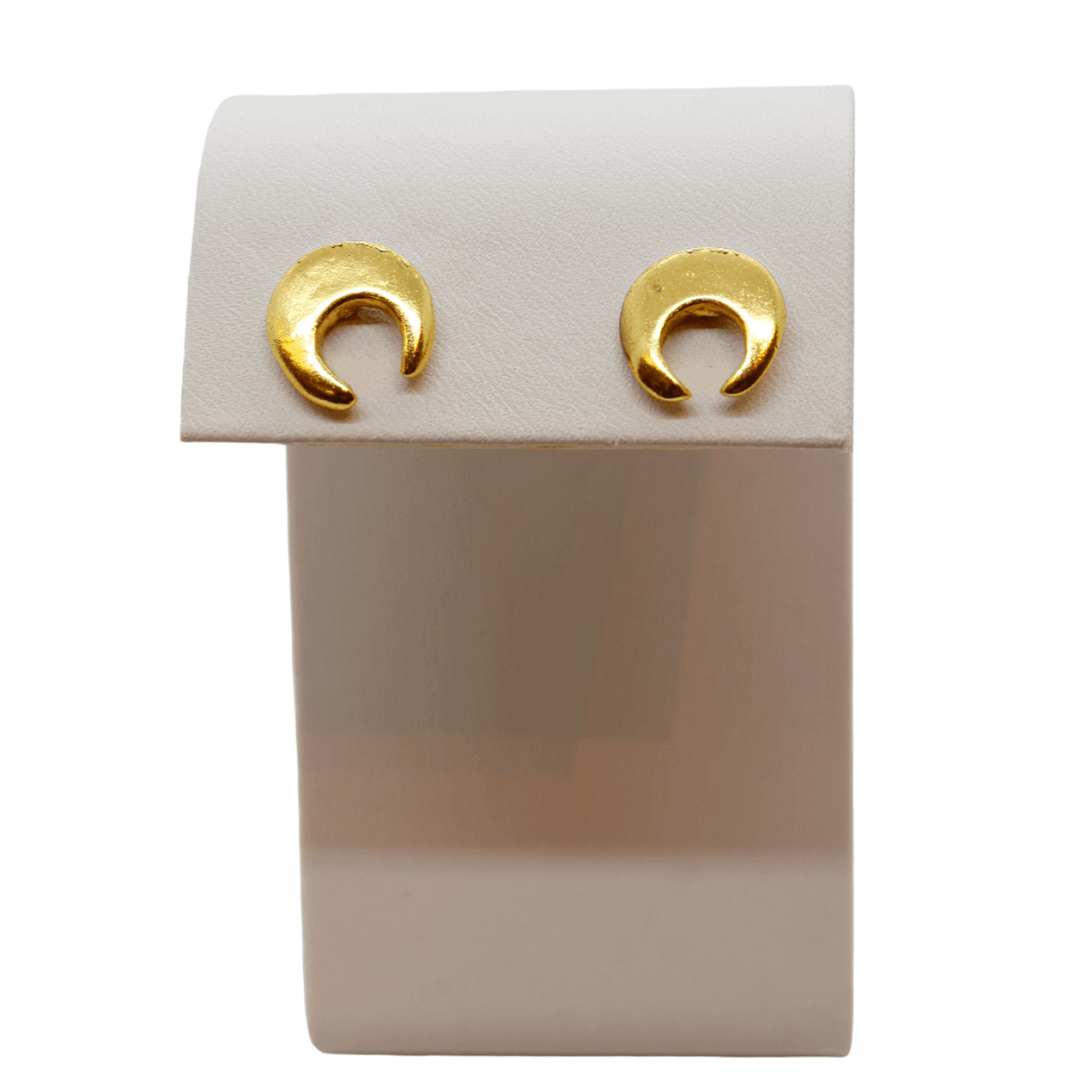Handcrafted 24K gold plated studs earrings, inspired by ancient Pre-Colombian motifs. Ideal for daily wear or gifting on special occasions like Mother's Day, anniversaries, or birthdays