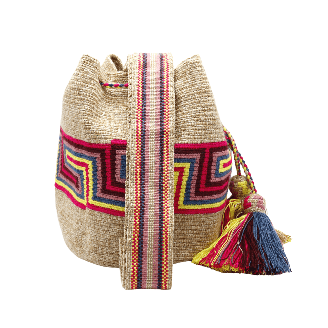 Cocora Wayuu Crossbody Bag for Travel - Origin Colombia