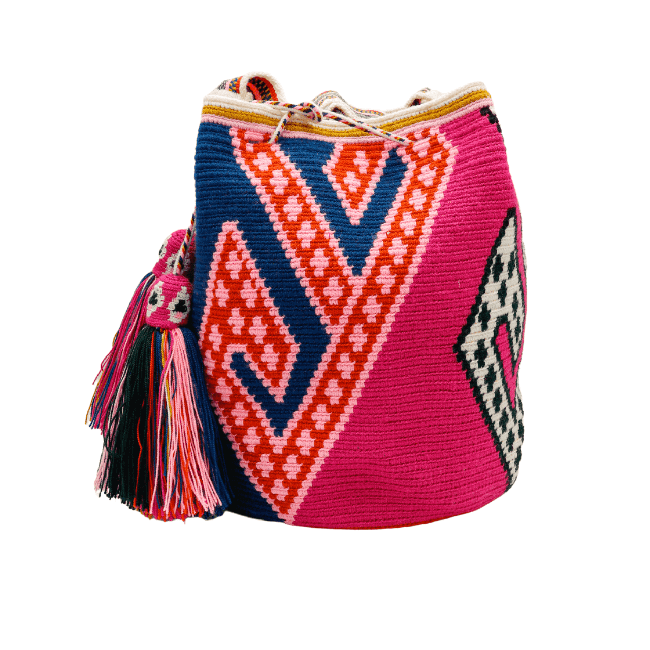 Isidora Wayuu Bag, Unique Pattern in a Rainbow of Colors