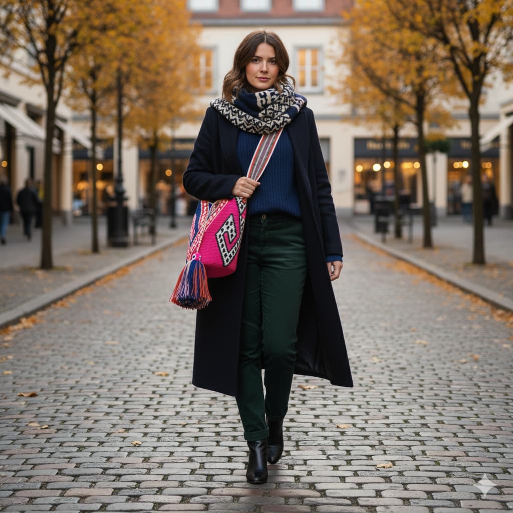 Isidora Wayuu Bag, Unique Pattern in a Rainbow of Colors