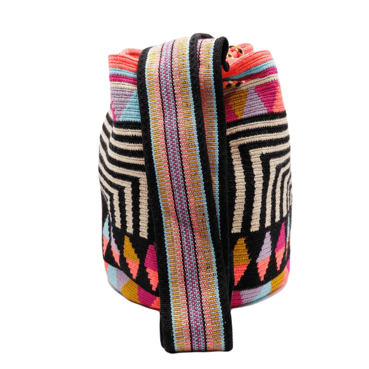 Jill Wayuu Bag-Origin Colombia: Handmade by Wayuu Artisans in Vibrant Shades of Colors