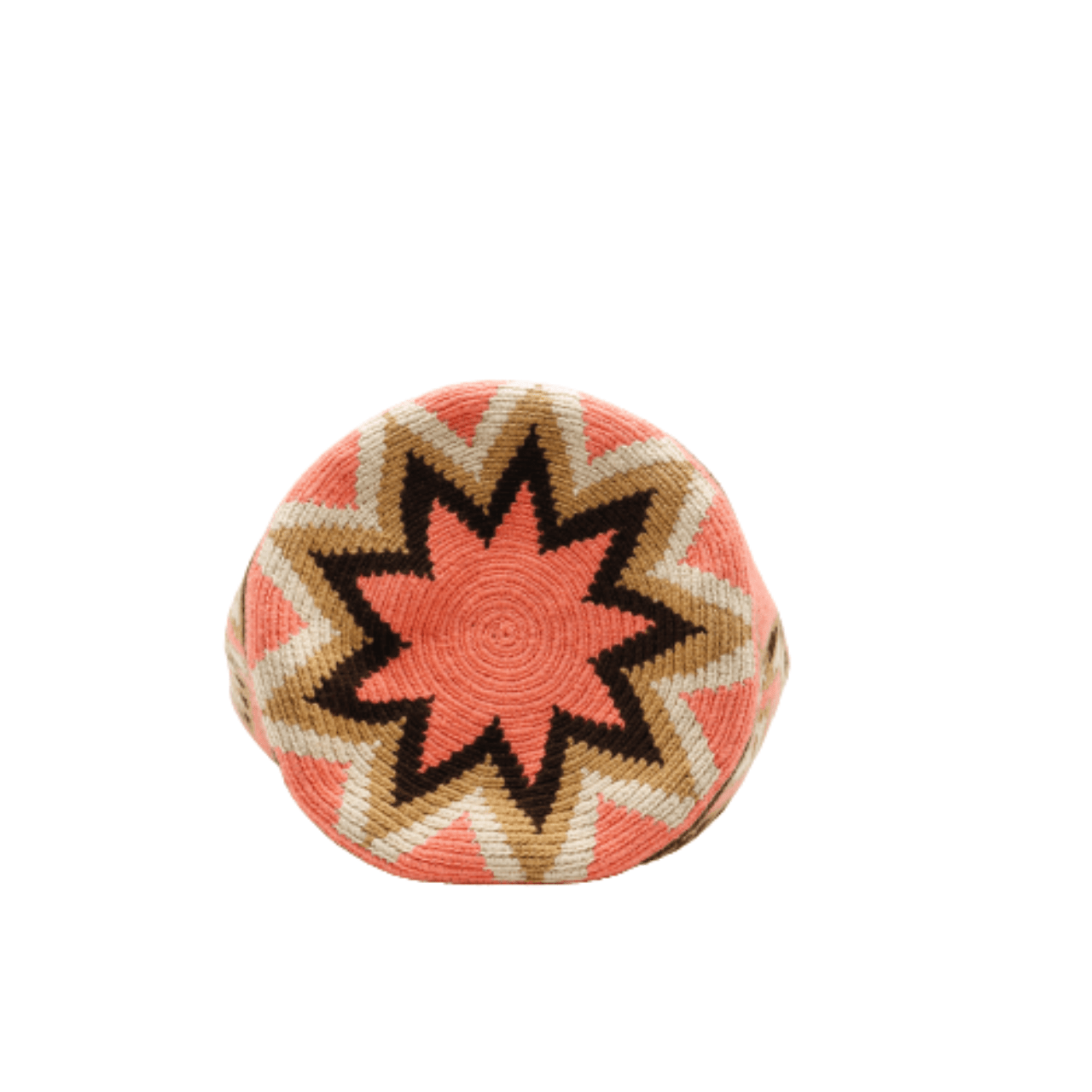 Lavinia Wayuu Bag - Rose Pink, Beige, and Brown Shades - Stunning Design - Exquisite Craftsmanship and Timeless Style