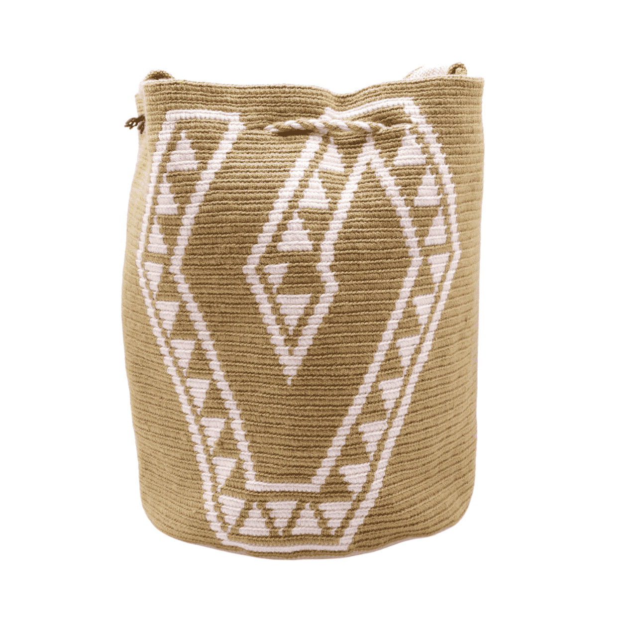 Handmade Rene Colombia Wayuu Bags in Brown and Pink Shades