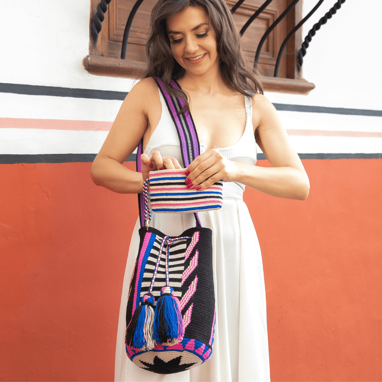 Tesoro Authentic Wayuu Mochila Bag