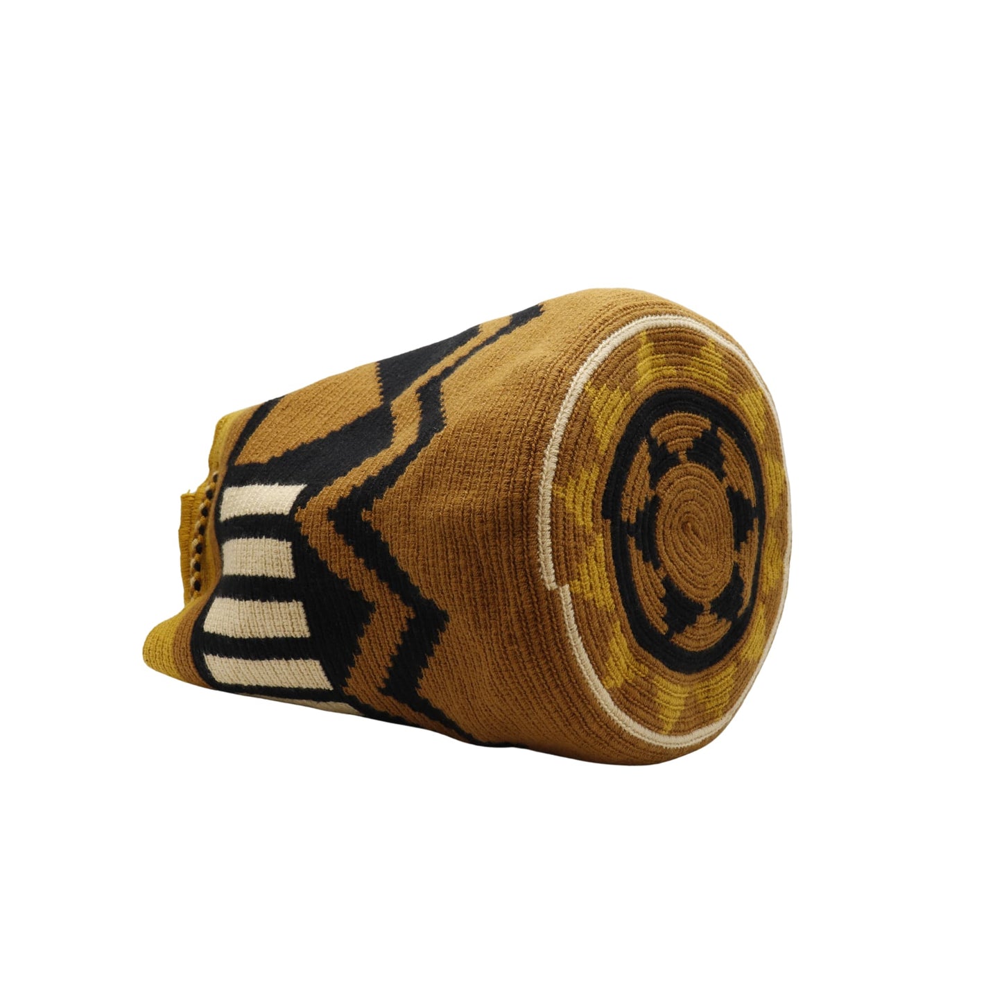 Colombia Wayuu bag with geometric designs and earth colors