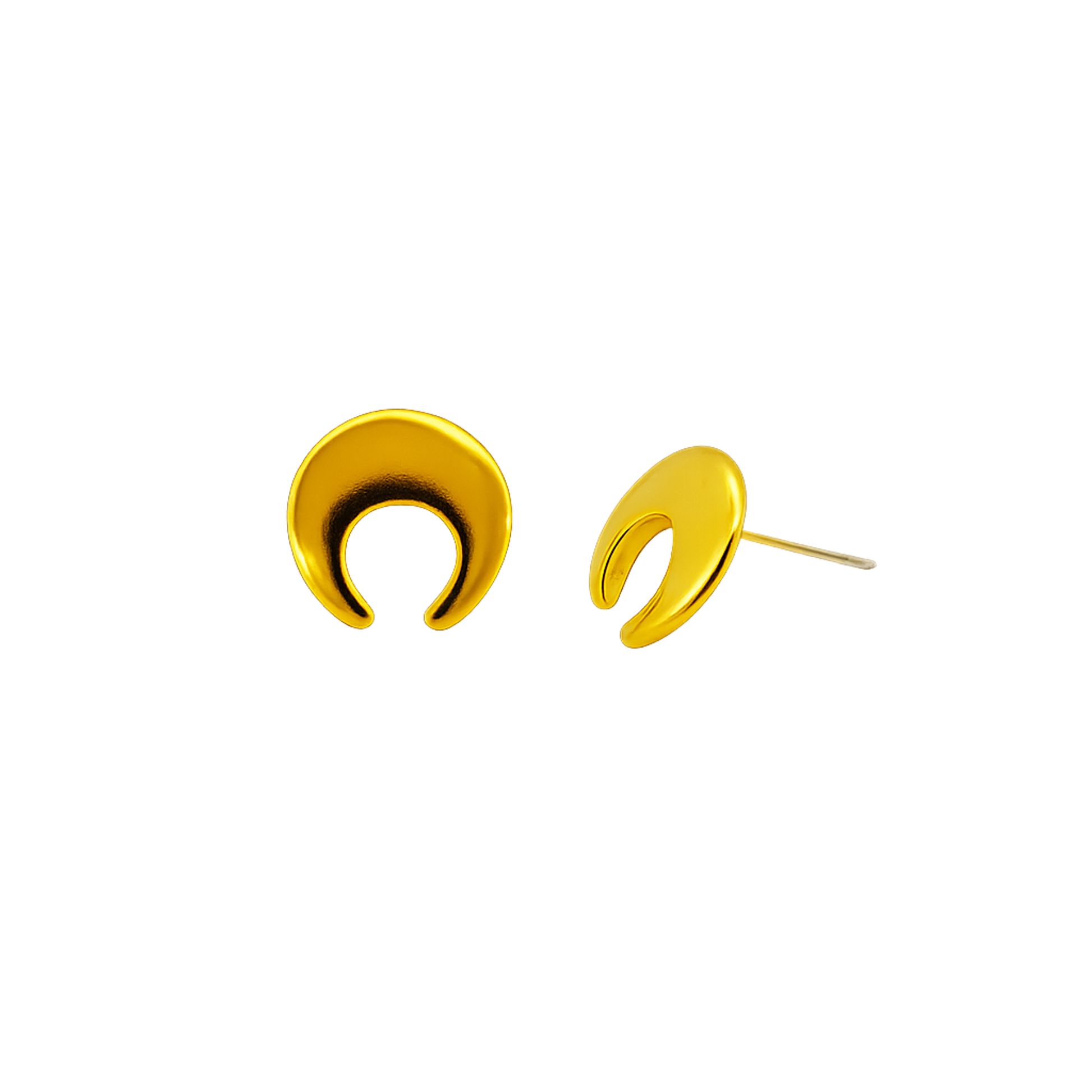 Handcrafted 24K gold plated studs earrings, inspired by ancient Pre-Colombian motifs. Ideal for daily wear or gifting on special occasions like Mother's Day, anniversaries, or birthdays