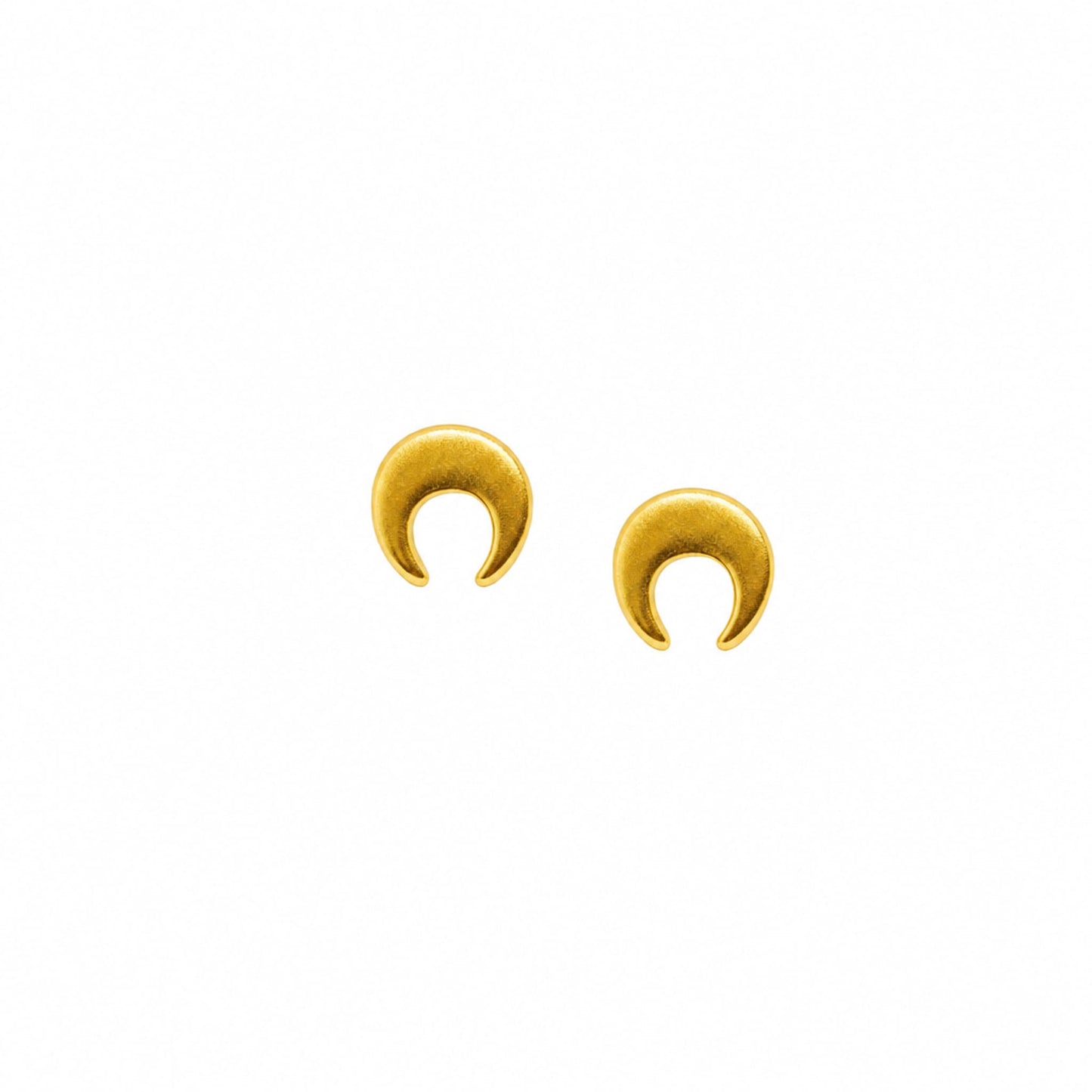Handcrafted 24K gold plated studs earrings, inspired by ancient Pre-Colombian motifs. Ideal for daily wear or gifting on special occasions like Mother's Day, anniversaries, or birthdays