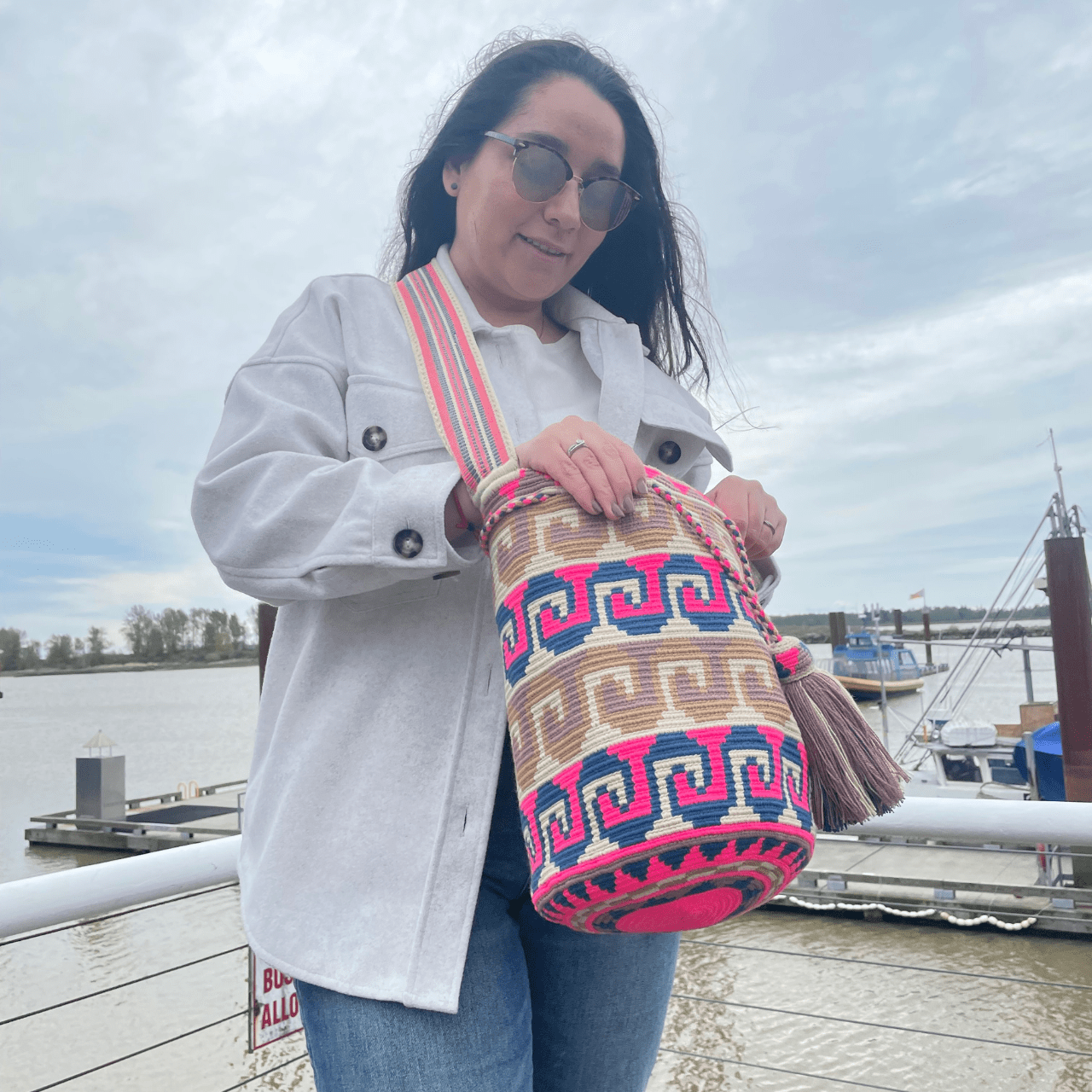 Colombian Crossbody Handmade Tapizada Wayuu Purse. Colorful Clutch With  Tassels. Artisanal Handwoven Colombian Punch Needle Bag. - Etsy | Colorful  clutches, Handmade, Purses and bags