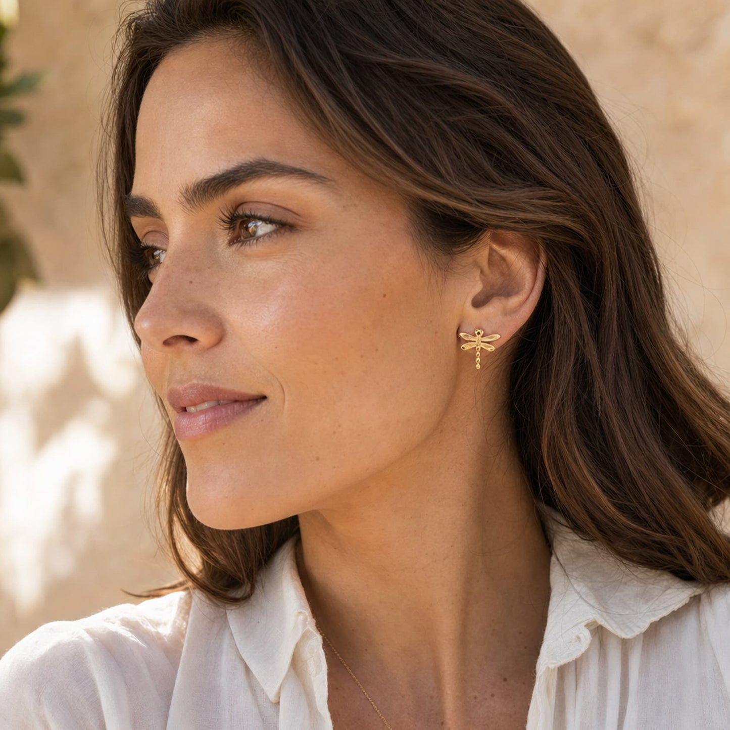 Handcrafted 24K gold plated studs earrings, inspired by ancient Pre-Colombian motifs. Ideal for daily wear or gifting on special occasions like Mother's Day, anniversaries, or birthdays