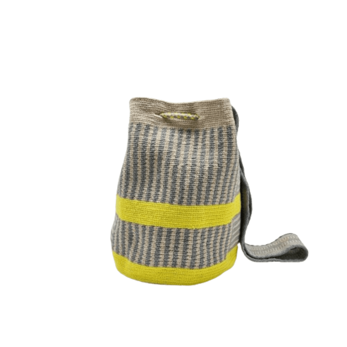 Vibrant, handwoven Wayuu beach bag, showcasing intricate patterns and bold colors, crafted with care and tradition by Origin Colombia