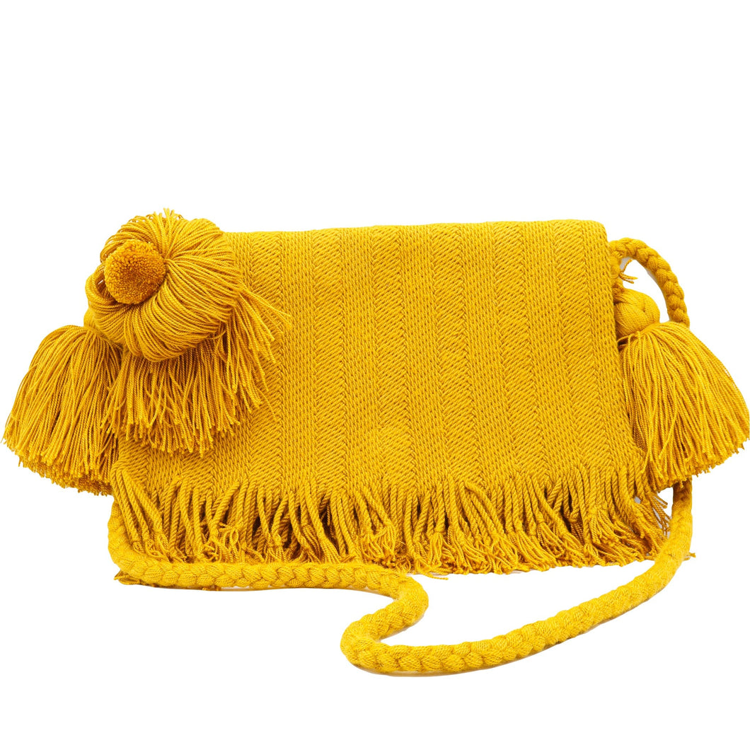 Mollie Yellow Clutch Wayuu Bag 