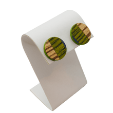 Load image into Gallery viewer, Margot Round Wooden Earrings - Origin Colombia
