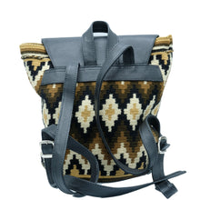 Load image into Gallery viewer, Suan Wayuu Bag, Leather Backpack - Origin Colombia
